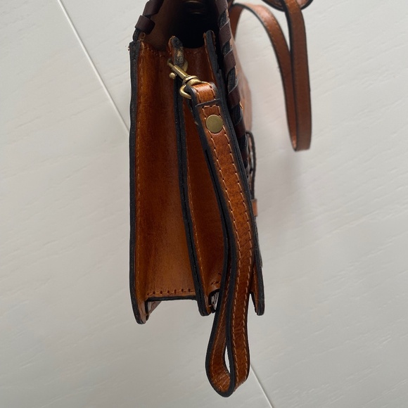 Patricia Nash - Brown Leather Lanza Crossbody Bag - BRAND NEW - Picture 11 of 16
